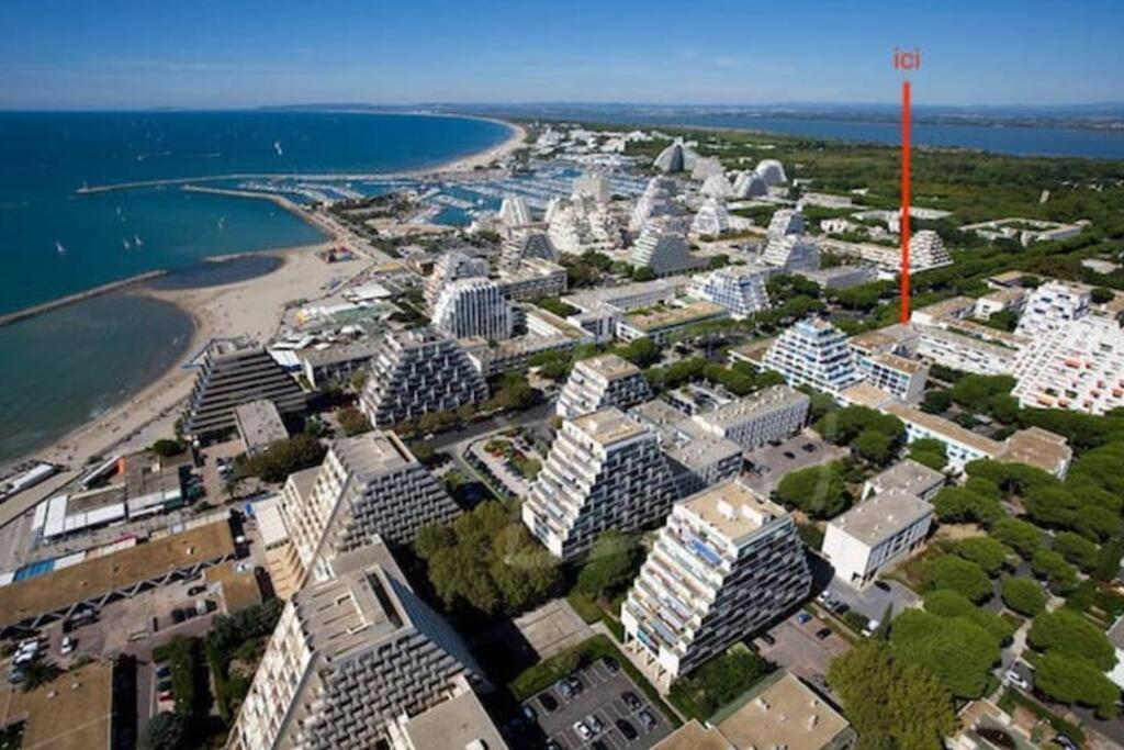 Appartamento ! Le Beaulieu ! Clim, Terrasse, Central, Plage La Grande-Motte Esterno foto